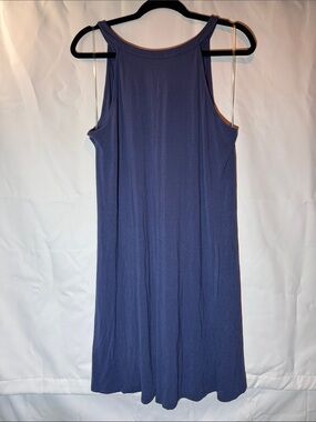 Sleeveless Navy Swing Dress time & tru